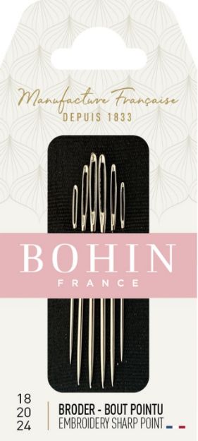 Picture of Bohin Needles Embroidery Big Eye 18/20/24